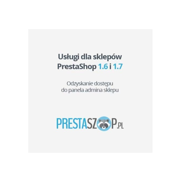 PrestaShop odzyskanie hasła